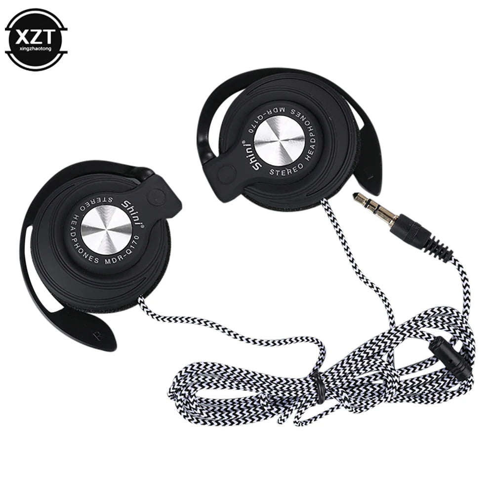 SN Q140 3,5mm Wired Kopfhörer – HiFi, Schwerer Bass, Over-Ear, Einstellbar mit Ohrhaken, Musik Kopfhörer für Telefon, Laptop, MP3