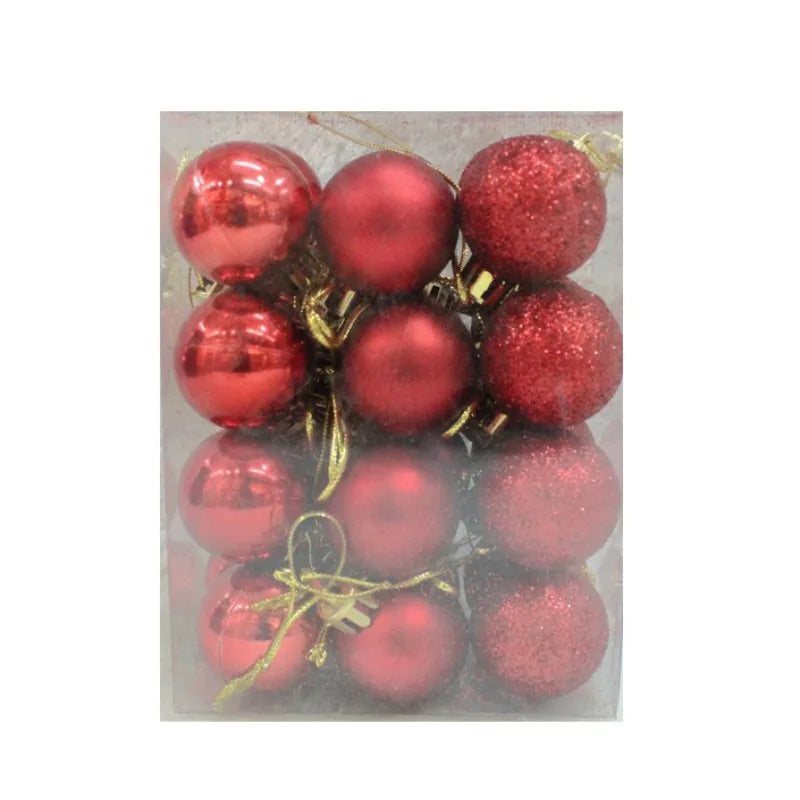 24 stücke 3cm Weihnachtskugeln Kugeln Dekoration Für Home Gold Rosa Champagner Rot Weihnachten Baum Bälle Ornamente Neue Jahr geschenke