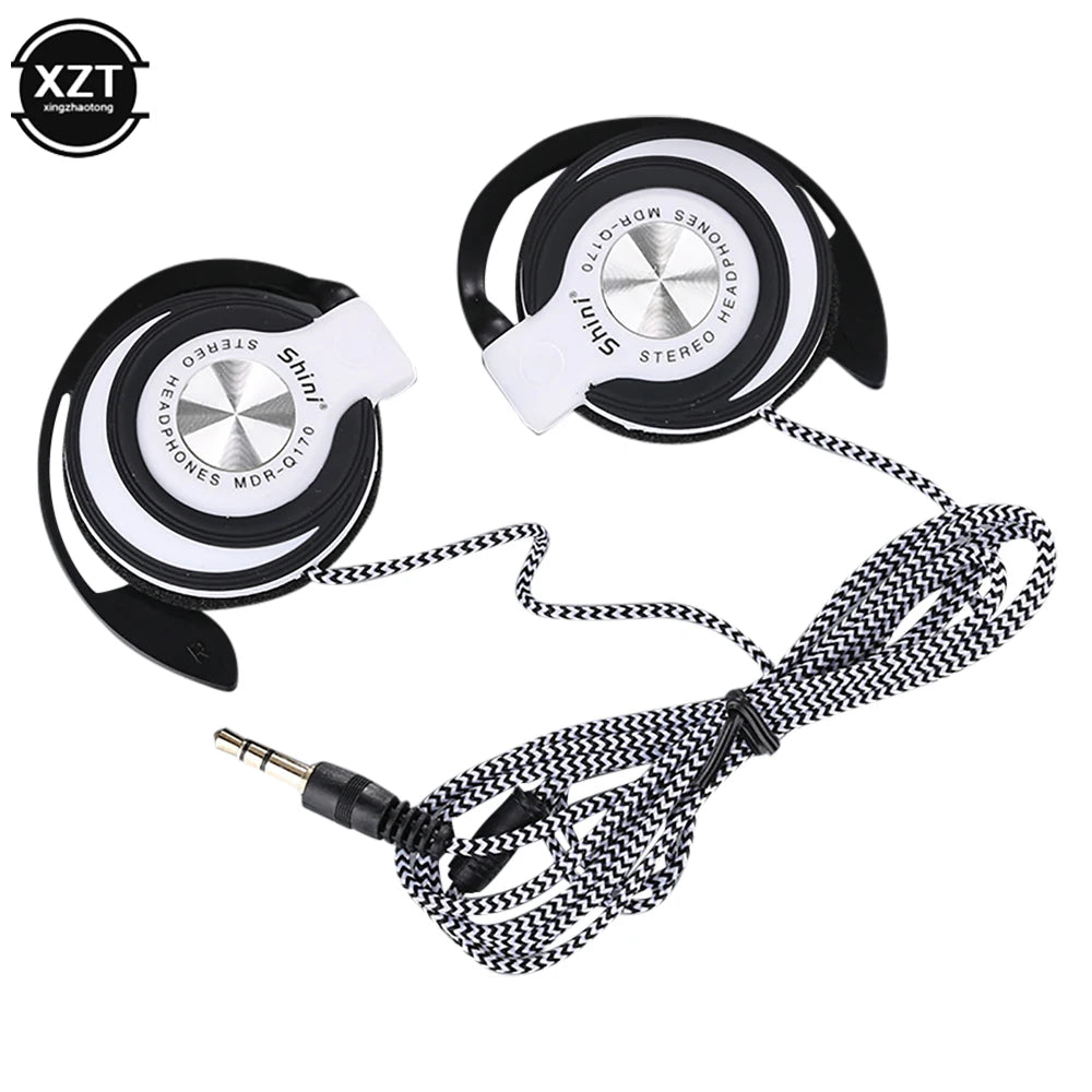 SN Q140 3,5mm Wired Kopfhörer – HiFi, Schwerer Bass, Over-Ear, Einstellbar mit Ohrhaken, Musik Kopfhörer für Telefon, Laptop, MP3