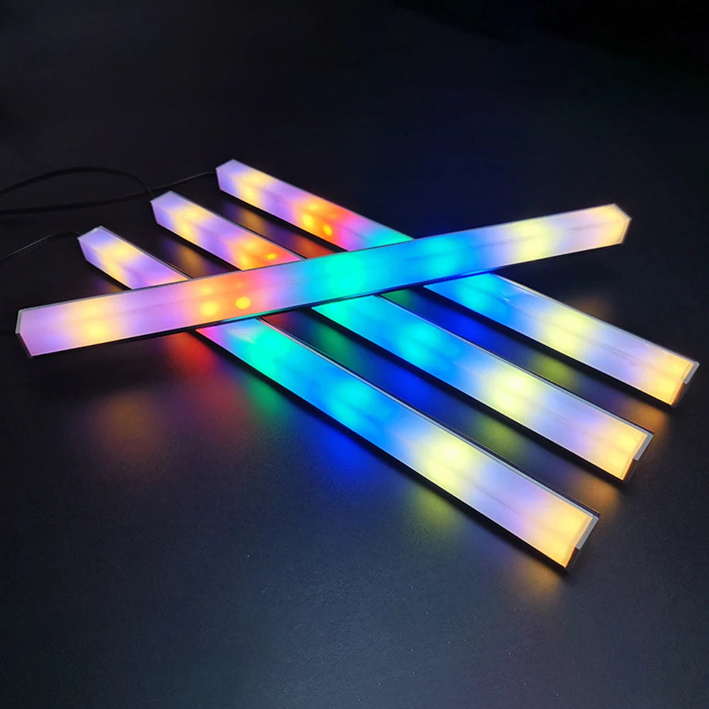 30 cm Aluminium RGB LED-Streifen für PC – Magnetisch, 5V/3PIN, 4PIN ARGB für Motherboard