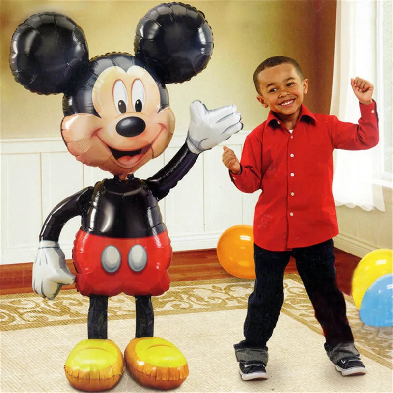 Giant Mickey Minnie Mouse Foil Balloons, Disney Cartoon, Baby Shower, Birthday Party Decoration