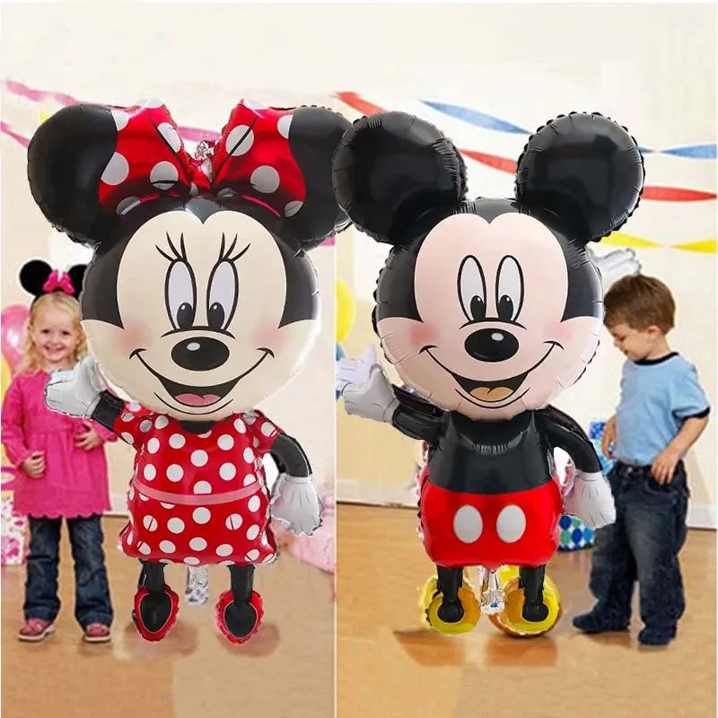 Giant Mickey Minnie Mouse Foil Balloons, Disney Cartoon, Baby Shower, Birthday Party Decoration