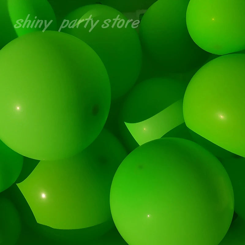 Yellow Latex Balloons, Matte Colorful, Inflatable Wedding and Birthday Decoration