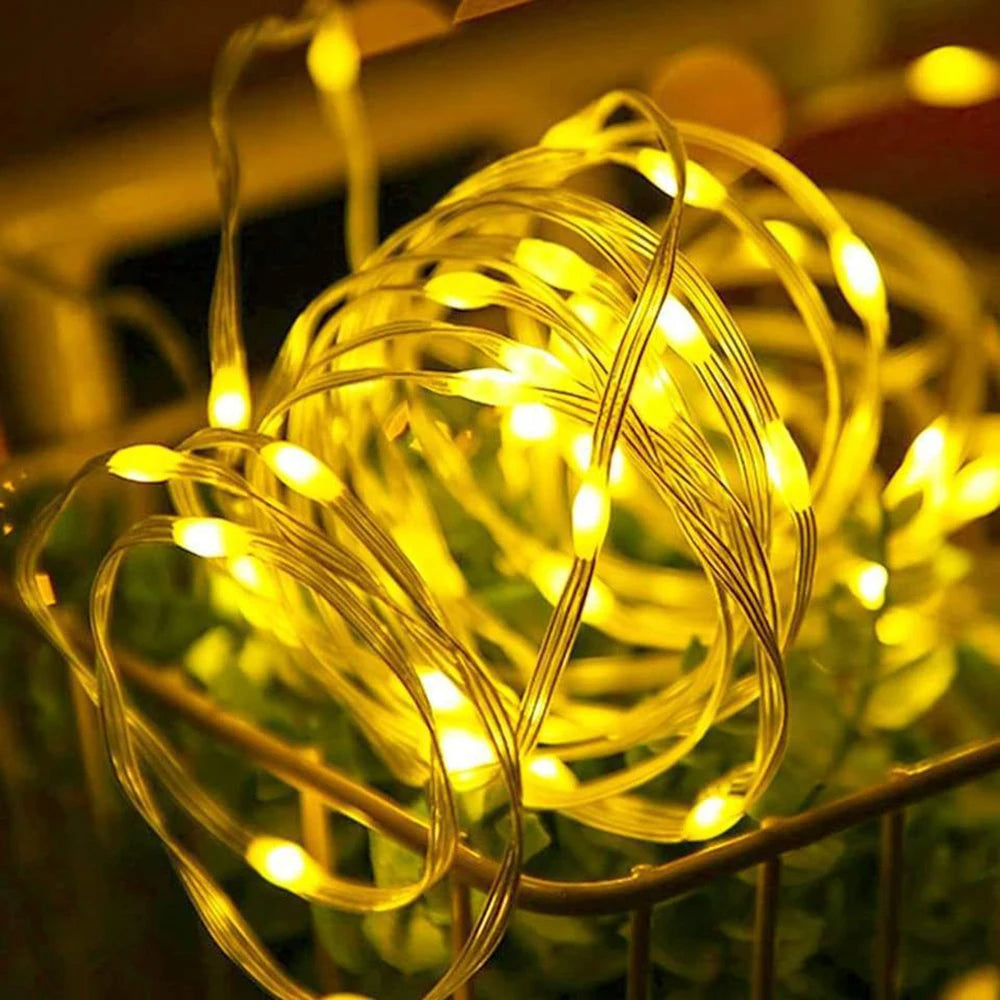 LED Lichterketten USB Power String Lichter Weihnachts girlande für Neujahr Hochzeits feier Baum Garten Terrasse Wand dekoration