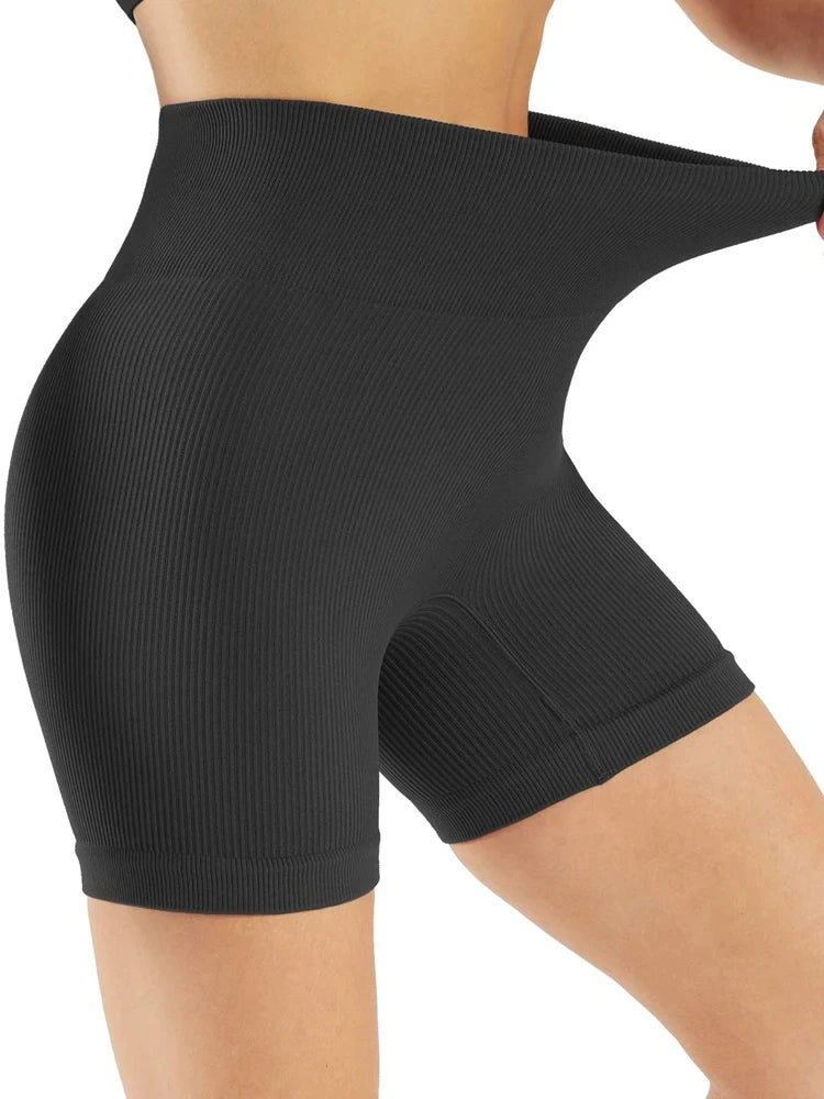 Nahtlose High Taille Gym Leggings Frauen lässig dünne Stretch hose Herbst