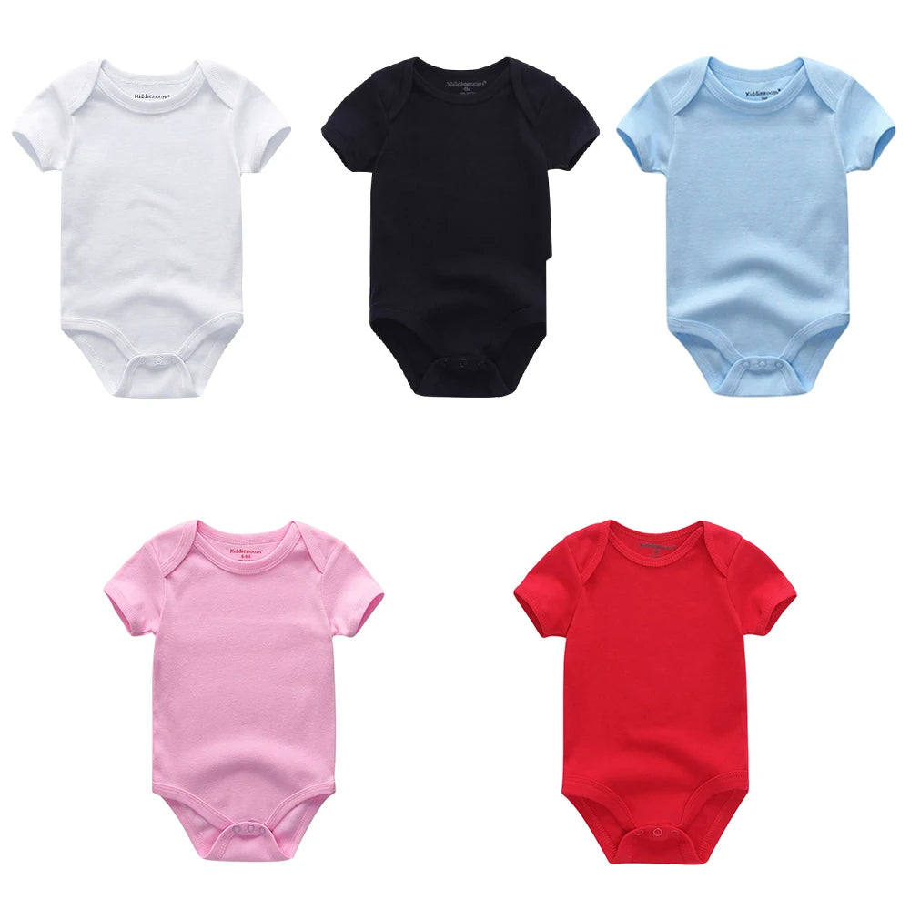 Kiddiezoom Baby-Body, Unisex, 1 Stück, Vier Jahreszeiten, 100% Baumwolle, Weich, Neugeborenen-Body