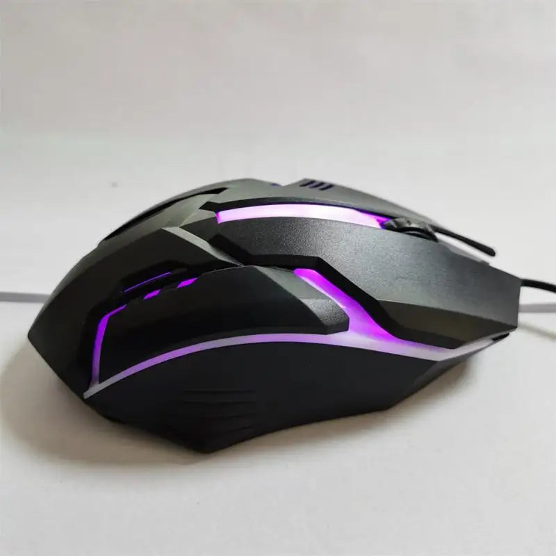 USB Kabelgebundene Gaming-Maus – 1600 DPI, LED Optische, Stille Maus für PC und Laptop