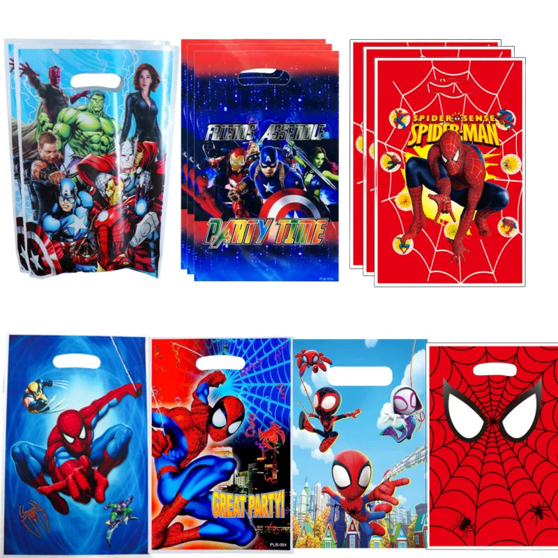 10/40 Stück Spiderman-Geschenktaschen – Candy-Beutel im Cartoon-Thema, für Party, Festival und Geburtstag