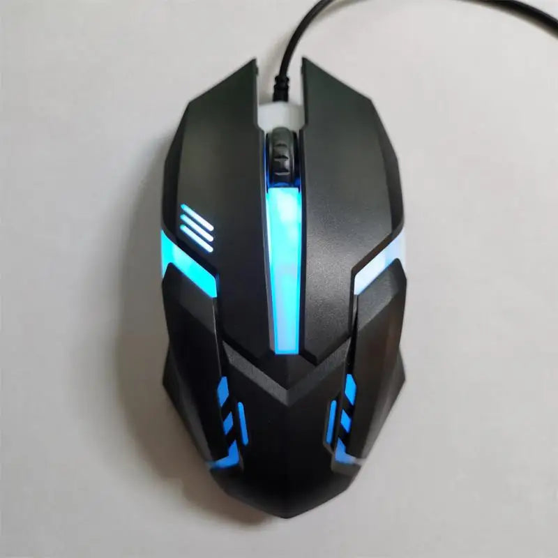 USB Kabelgebundene Gaming-Maus – 1600 DPI, LED Optische, Stille Maus für PC und Laptop