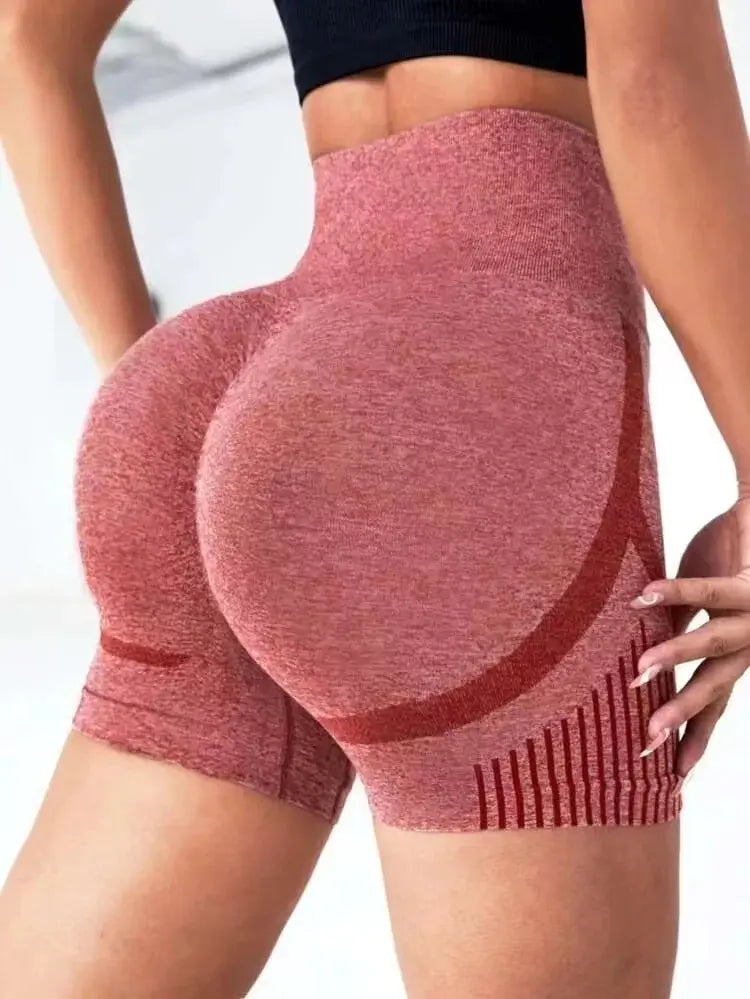 Frauen Yoga Shorts – Hohe Taille, Lift Butt, Ideal für Workout, Fitness, Yoga und Laufen, Kurze Sporthosen