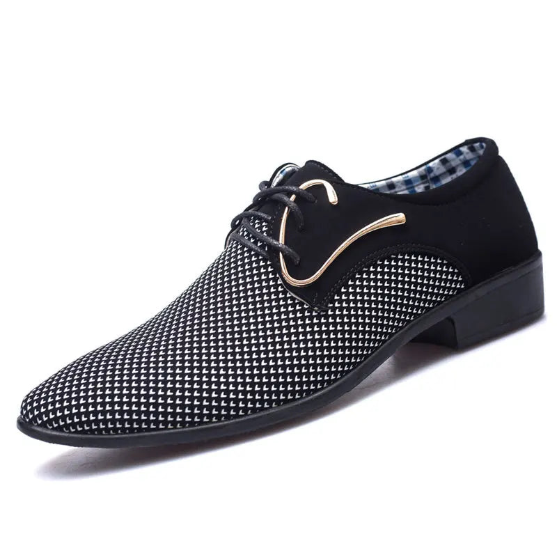 Retro Classic Men's Shoes - Luxury, Durable, Non-Slip, Anti-Slip, Black