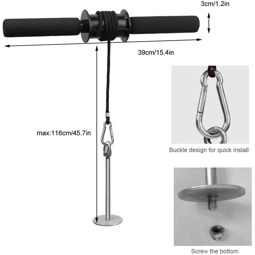 Handgelenk- und Unterarm-Blaster – Arm Muskelkraft Trainer mit Handgriff, Fitnessgerät für Heimtraining