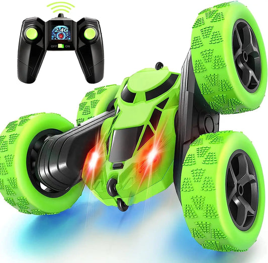 RC Stunt-Auto für Kinder – Doppelseitiges Off-Road-Spielzeug mit 360° Drehung und 2,4 GHz Fernsteuerung, ideales Geschenk für Jungen