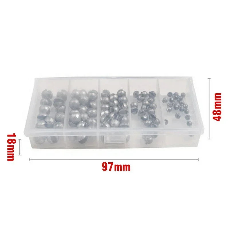 Delysia King – 100 pieces per box, bite lead for fishing equipment and accessories