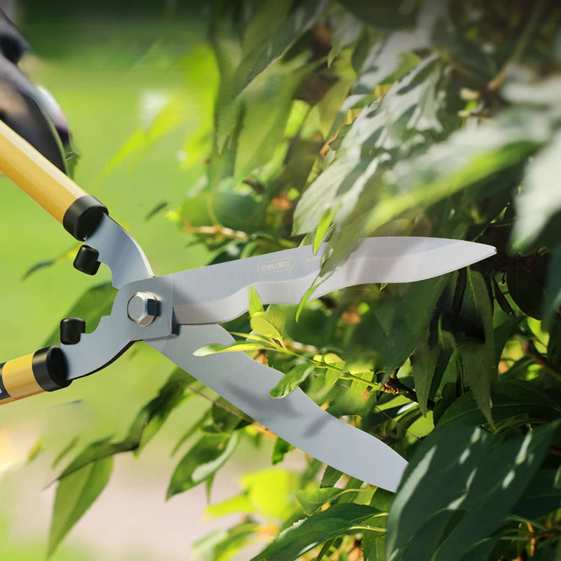 Deli Garten Werkzeuge Gartenarbeit Schere Blume Pruner Garten Schere Rasen Spezielle Hedge Scheren Beschneiden Zweige für Anlage Cutter