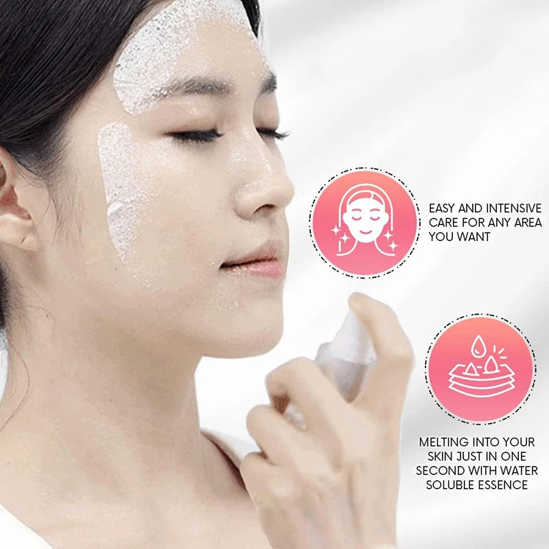 Collagen Film Paper - Soluble Facial Mask, Skin Stickers for Cheeks and Forehead, Smile Line Patches, Anti-Aging Wrinkle Remover