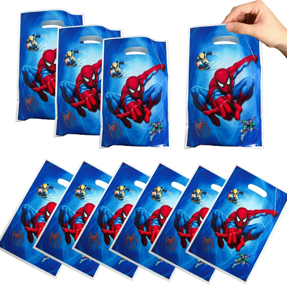 10/40 Stück Spiderman-Geschenktaschen – Candy-Beutel im Cartoon-Thema, für Party, Festival und Geburtstag