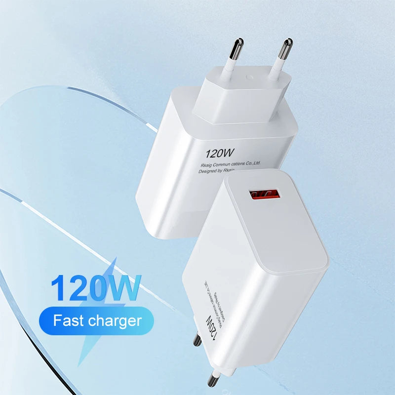 120W USB-C Fast Charger – For Xiaomi Mi 14, 13 Ultra, Redmi Note 12 Pro, Poco, Fast Charging