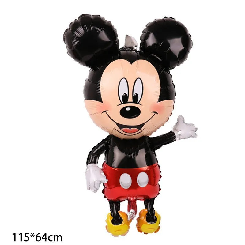 Mickey Minnie Aluminium-Folienballon, Kinder Cartoon Geburtstagsparty Dekoration