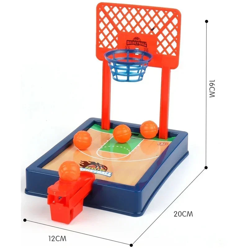 Desktop-Brettspiel Basketball – Mini-Schießmaschine, interaktives Partyspiel für Kinder und Erwachsene, pädagogisches Tischspielzeug