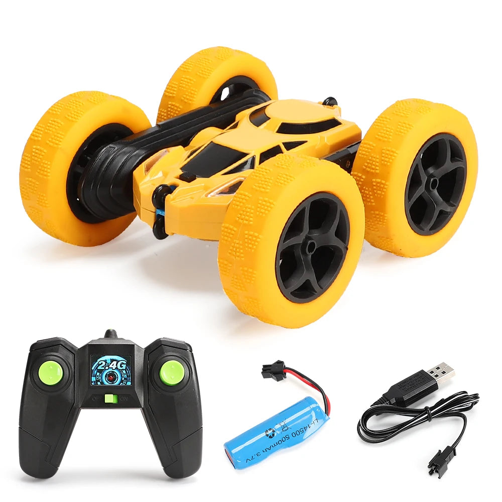 RC Stunt-Auto für Kinder – Doppelseitiges Off-Road-Spielzeug mit 360° Drehung und 2,4 GHz Fernsteuerung, ideales Geschenk für Jungen