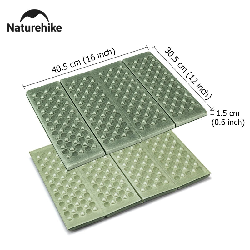 Naturehike Camping Mat: Ultralight Foldable Mini Mat for Outdoor, Hiking, Tent, Beach &amp; Picnic - Portable Sleeping Mat