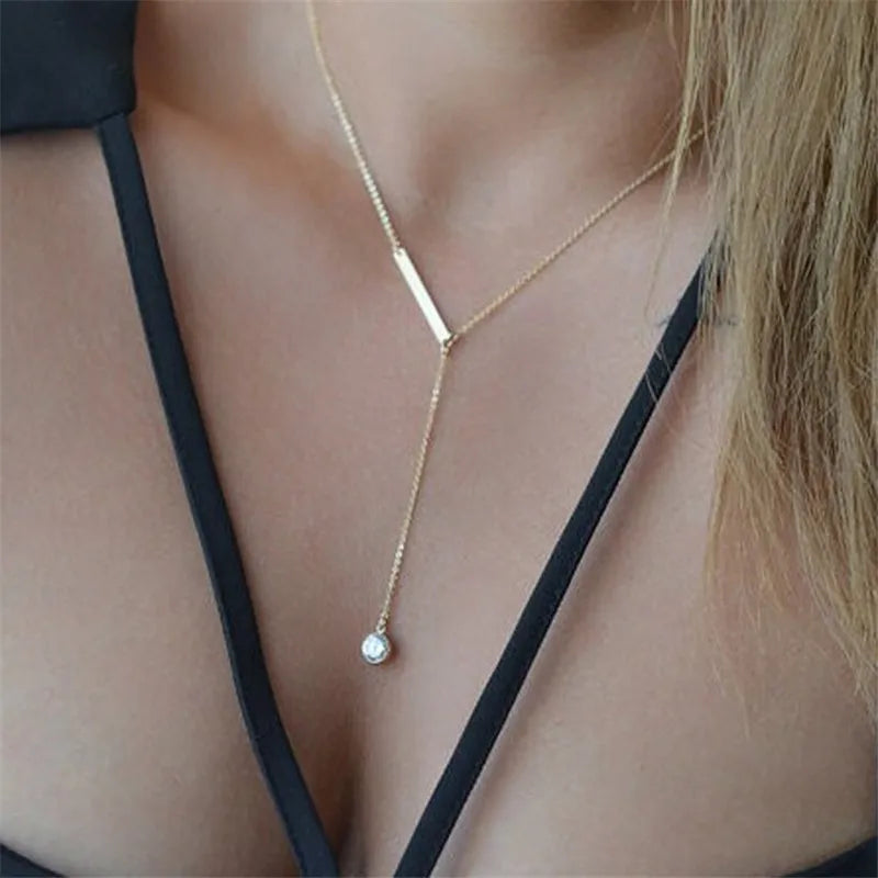 New European Lock Pendant Necklace for Women – Exaggerated Gold Color, Personal Chokers, Fashion Colar Necklace