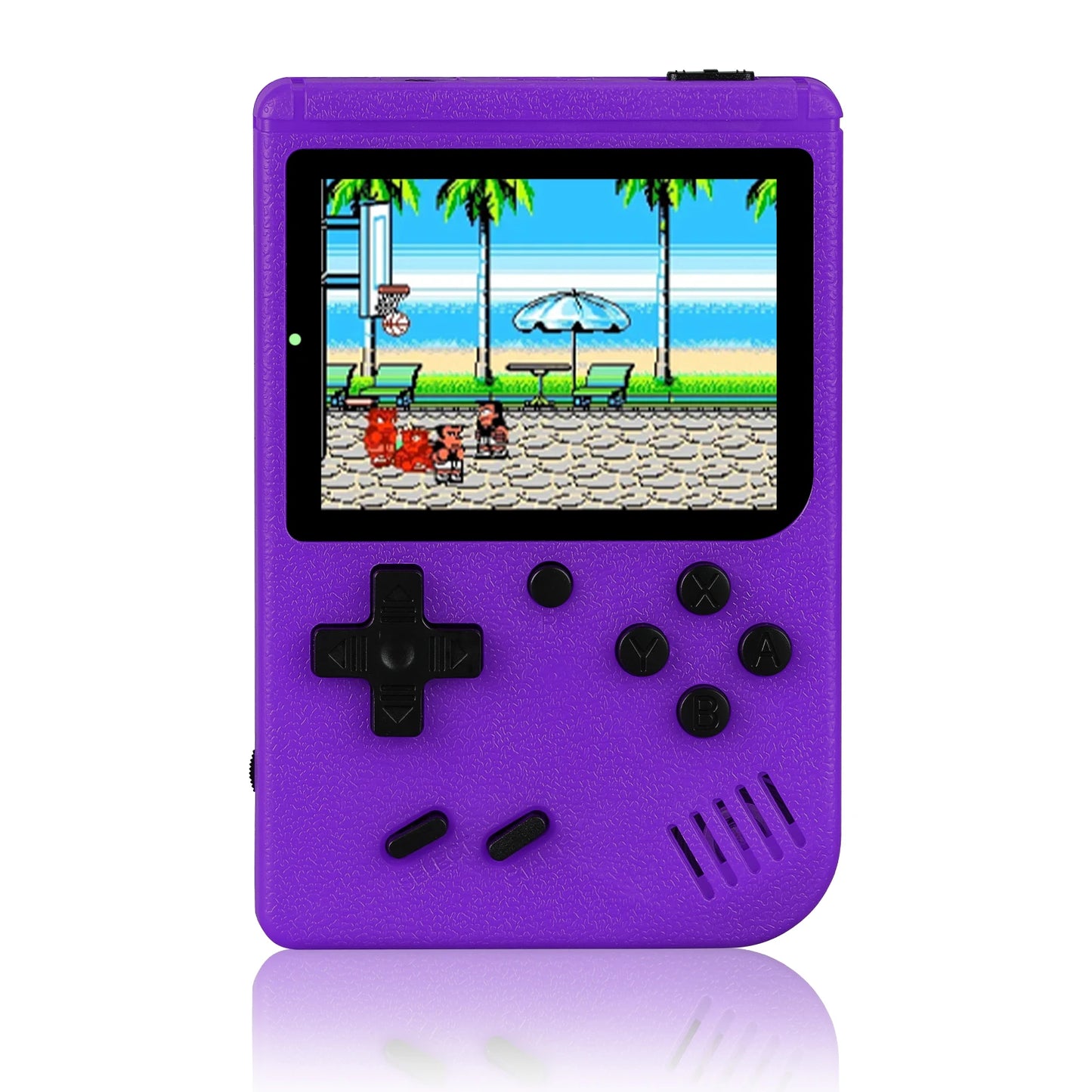 Tragbare Retro-Videospielkonsole – 8-Bit-Handheld mit 500 integrierten Spielen, ideal als Geschenk für Kinder