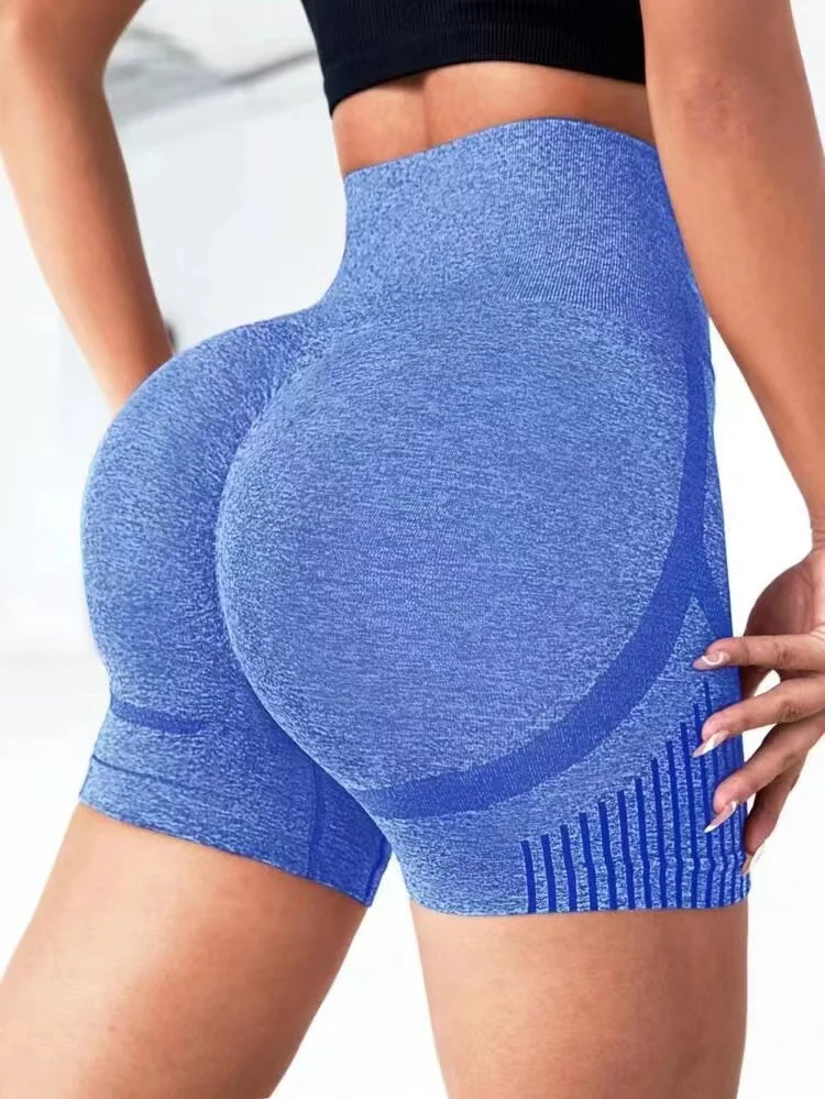 Frauen Yoga Shorts – Hohe Taille, Lift Butt, Ideal für Workout, Fitness, Yoga und Laufen, Kurze Sporthosen